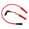 Accel, 8mm Ferro Spiral core spark plug wire set. Red - 07-22 XL (excl. 08-12 XR1200) (NU)