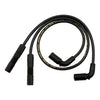 Accel, 8mm Ferro Spiral core spark plug wire set. Black - 09-16 Touring(NU)