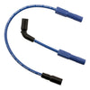 Accel, 8mm Ferro Spiral core spark plug wire set. Blue - 08-12 XR1200 (NU)