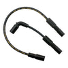 Accel, 8mm Ferro Spiral core spark plug wire set. Black - 08-12 XR1200 (NU)
