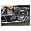 Flexible exhaust header cover. Chrome - 48-69 FL & Customs; 1 3/4" headers
