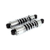Shock absorbers 11", without cover. Chrome - 73-86 FL, FX, FXWG (NU) 1" SHORTER (11")