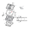James, middle rocker cover gasket. Rubber - 84-99 Evo B.T.; 86-06 XL (NU)