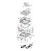 James, middle rocker cover gasket. Rubber - 84-99 Evo B.T.; 86-06 XL (NU)
