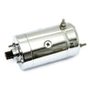 Starter motor, Hitachi style. Chrome - 74-E76 XL; 82-84 FL; 74-86 FX; 84-88 FLT; L83-88 FXR (NU)