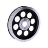 Reproduction OEM style wheel pulley 70T, 1-1/2" belt. Black - 84-99 Evo B.T., 1999 Twin Cam(NU)