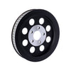 Reproduction OEM style wheel pulley 61T, 1-1/2" belt. Black - 84-99 Evo B.T., 1999 Twin Cam(NU)