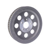 Reproduction OEM style wheel pulley 61T, 1-1/2" belt. Silver - 84-99 Evo B.T., 1999 Twin Cam(NU)