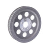 Reproduction OEM style wheel pulley 65T, 1-1/2" belt. Silver - 84-99 Evo B.T., 1999 Twin Cam(NU)
