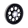 Reproduction OEM style wheel pulley 70T, 1-1/8" belt. Black - 00-05 Dyna(NU)