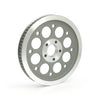 Reproduction OEM style wheel pulley 70T, 1-1/8" belt. Silver - 00-05 Dyna(NU)
