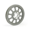 Reproduction OEM style wheel pulley 66T, 20mm belt. Silver - 07-11 FLSTF, FLSTFB, FLSTSB, FXST, FXSTB/C(NU)