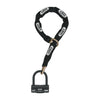 Abus Granit 58 Padlock & black loop chain - Universal