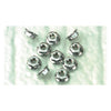 M6 X 1.0 FLANGED NUT CHROME -