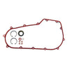 James, pimary cover gasket & seal kit. Outer. Paper - 07-17 Softail; 06-17 Dyna (NU)