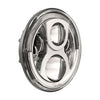 Speaker, LED headlamp unit 8700. 7", chrome. LSD - Fits 7" headlamps; Touring models need 530410 mount ring