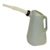 Lisle, 6 quart oil filler can. White spout - Univ.