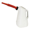 Lisle, 6 quart oil filler can. Red spout - Univ.