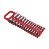 LISLE 1/4" MAGNETIC SOCKET HOLDER, RED - Univ.