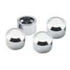 S&S, magnetic head bolt cover set, chrome - All S&S T-series (Twin Cam style) engines