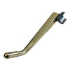 K-Tech, weld-on Diamond jiffy stand. Polished brass - Universal & required for Kustom-Tech forward controls