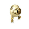 K-Tech DeLuxe external throttle housing. Satin brass - For 7/8" (22mm) handlebars