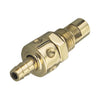 Kustom Tech, in-line fuel valve for S&S B carb. Brass - S&S Super B carburetor