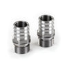 K-Tech, ribbed fork tube caps M34 x 1.5 - For use with Kustom Tech extra narrow 39mm triple trees, 532414 and 532415