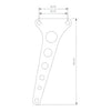 K-TECH ANCHOR BRACKET FOR SHOWA FRONTEND -