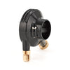 K-Tech DeLuxe external throttle housing. Black aluminum - 1" / 25.4mm handlebars
