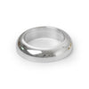 K-Tech, handlebar grip rings. Chrome -