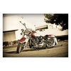 Burly, 1.25" Beach Bar Smooth. Chrome - 82-22 H-D (excl. 08-22 e-throttle & 88-11 Springers) with 1" I.D. risers (NU)