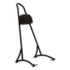 Burly, sissy bar. 20" black, with backrest pad - 04-22 XL (excl. 16-20(NU)XL1200CX)