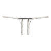 BURLY 1-1/4" JAIL BAR, 10" RISE - 82-22 H-D (excl. 08-22 e-throttle) with 3-1/2" mount bolt spacing (NU)