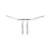 Wild1, 1.25" Chubby pullback drag bar. 10" rise - 82-23 H-D mech. or e-throttle with 3-1/2" mount bolt spacing