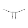 Wild1, Chubby Low-Profile pullback drag bar 1-1/4". Chrome - 82-23 H-D mech. or e-throttle with 3-1/2" mount bolt spacing