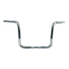 Wild1, 1-1/4" Chubby Bagger Ape. Chrome, 12.5" rise - 82-23 FLH Touring with mech. & e-throttle, Batwing fairing and 1" I.D. risers