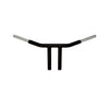 WILD1 CHUBBY 8 INCH CHOPPER T BAR - 82-23 H-D mech. or e-throttle with 3-1/2" mount bolt spacing