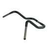Wild1, 1-1/4" Chubby Bagger Ape. Black, 12.5" rise - 82-23 FLH Touring with mech. & e-throttle, Batwing fairing and 1" I.D. risers