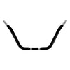 Wild 1, Road Glide bar 1-1/4". Black - 88-13 FLTR with mech or e-throttle and 1" risers (NU)