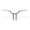 Wild1, Chubby Psycho streetfighter bar 1-1/4". Chrome, 12" - 82-23 H-D mech. or e-throttle with 3-1/2" mount bolt spacing