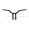 Wild1, Chubby Psycho streetfighter bar 1-1/4". Black, 12" - 82-23 H-D mech. or e-throttle with 3-1/2" mount bolt spacing