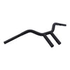 Wild1, Chubby Psycho streetfighter bar 1-1/4". Black, 10" - 82-23 H-D mech. or e-throttle with 3-1/2" mount bolt spacing