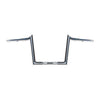 Wild1, Chubby Hooked 1-1/4" ape hangers. 10" rise. Chrome - 82-23 H-D mech & e-throttle (excl. 88-11 Springers; 82-23 Touring) with 1" I.D. risers