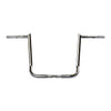 Wild1, Chubby Hooked 1-1/4" ape hangers. 16" rise. Chrome - 82-23 FLH Touring with mech. & e-throttle, Batwing fairing and 1" I.D. risers