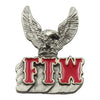 Biker Pins FTW pin - Fits to your jacket, vest, backpack or anywhere else you want