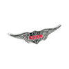 Biker Pins USA motorcycles biker pin - Fits to your jacket, vest, backpack or anywhere else you want; 1-1/2x3/4 inch