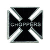 Biker Pins Choppers maltese cross pin - Fits to your jacket, vest, backpack or anywhere else you want