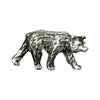 Biker Pins Black bear pin - Fits to your jacket, vest, backpack or anywhere else you want; 1-1/4x5/8 inch