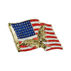 Biker Pins American flag pin - Fits to your jacket, vest, backpack or anywhere else you want; 1-3/4x1-3/4 inch